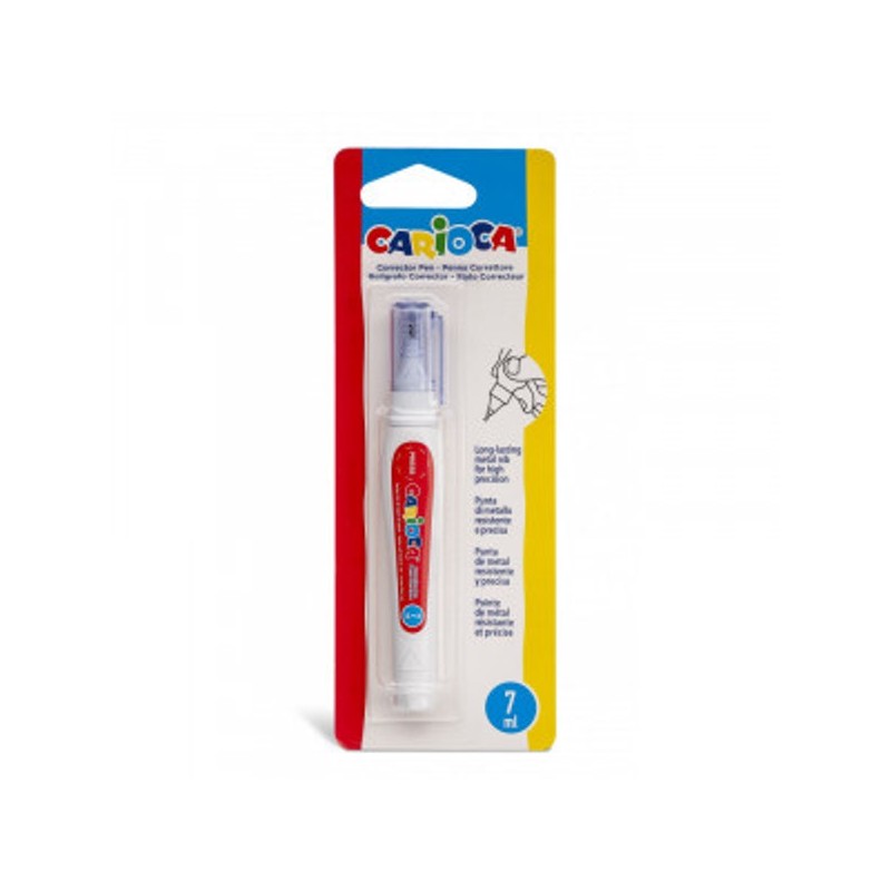 CARIOCA PENNA CORRETTORE PUNTA METALLO 7 ML BLISTER