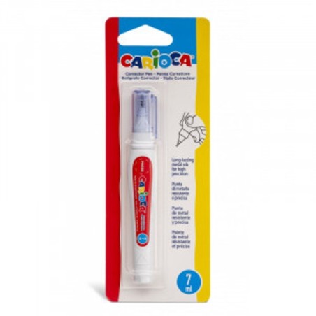 CARIOCA PENNA CORRETTORE PUNTA METALLO 7 ML BLISTER
