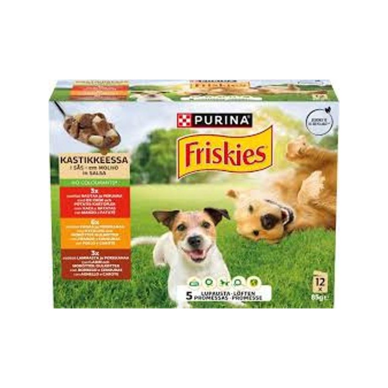 .FRISK.DOG BUSTE 12X85 SALSA CARNE