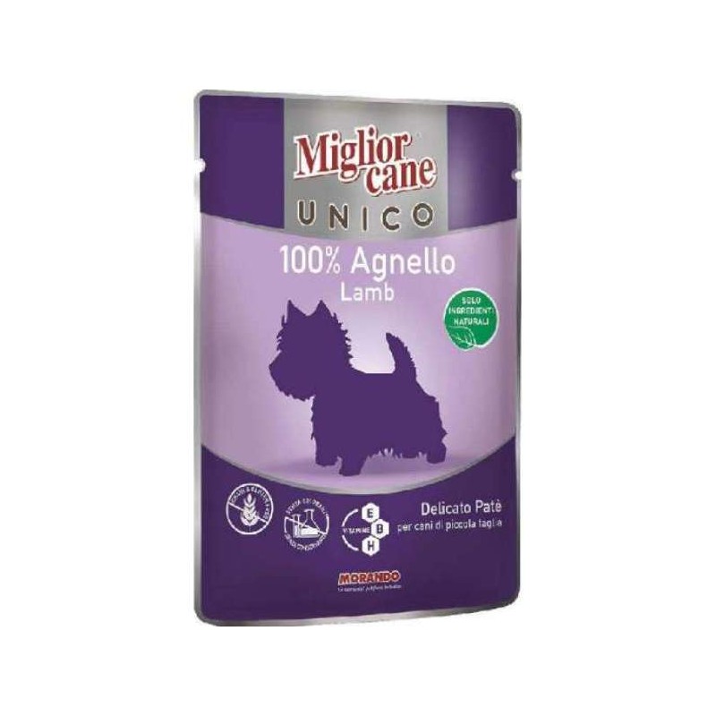 MIGLIORCANE UNICO 100GR AGNELLO