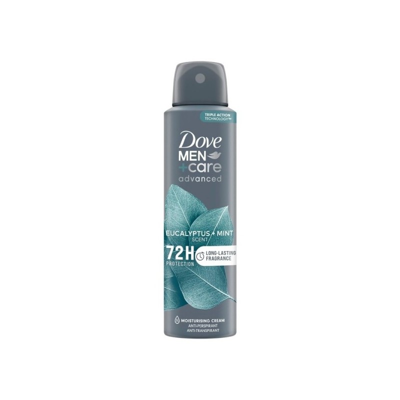 DOVE DEO MEN SPRAY EUCALYPTUS+MINT 150ML