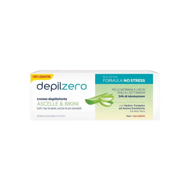 DEPILZERO CREMA DEP. ASCELLE & BIKINI 75ML+25ML