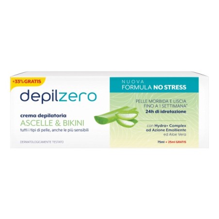 DEPILZERO CREMA DEP. ASCELLE & BIKINI 75ML+25ML