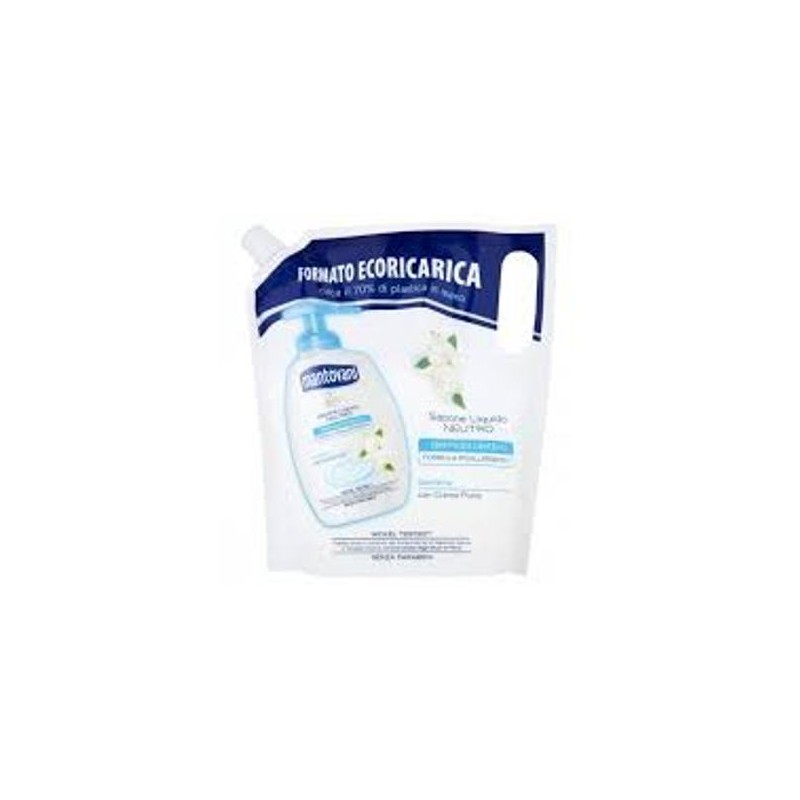 MANTOVANI SAPONE LIQUIDO ECORICARICA 750ML CREMA E LATTE DI