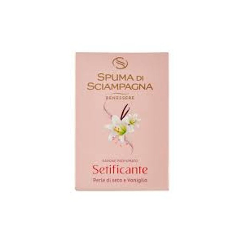 SPUMA DI CIAMPAGNA SAPONE PROFUMATO ROSA E VANIGLIA