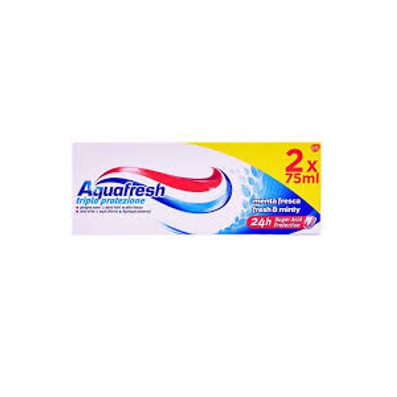 DENTIFRICIO AQUAFRESH TRIPLA AZIONE 2X75