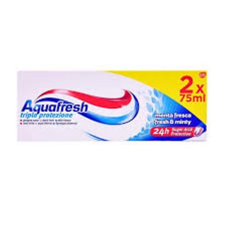 DENTIFRICIO AQUAFRESH TRIPLA AZIONE 2X75