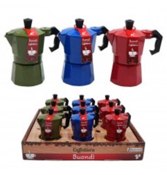BUONDI  CAFFETTIERA 1 TAZZA ASS.