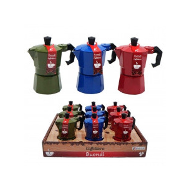 BUONDI  CAFFETTIERA 1 TAZZA ASS.