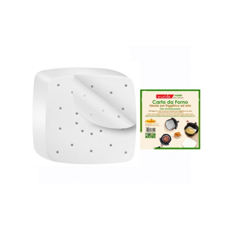 C/100 CONT.CARTA FORNO QUAD.22X22