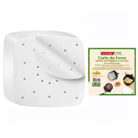 C/100 CONT.CARTA FORNO QUAD.22X22