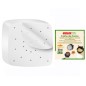 C/100 CONT.CARTA FORNO QUAD.22X22