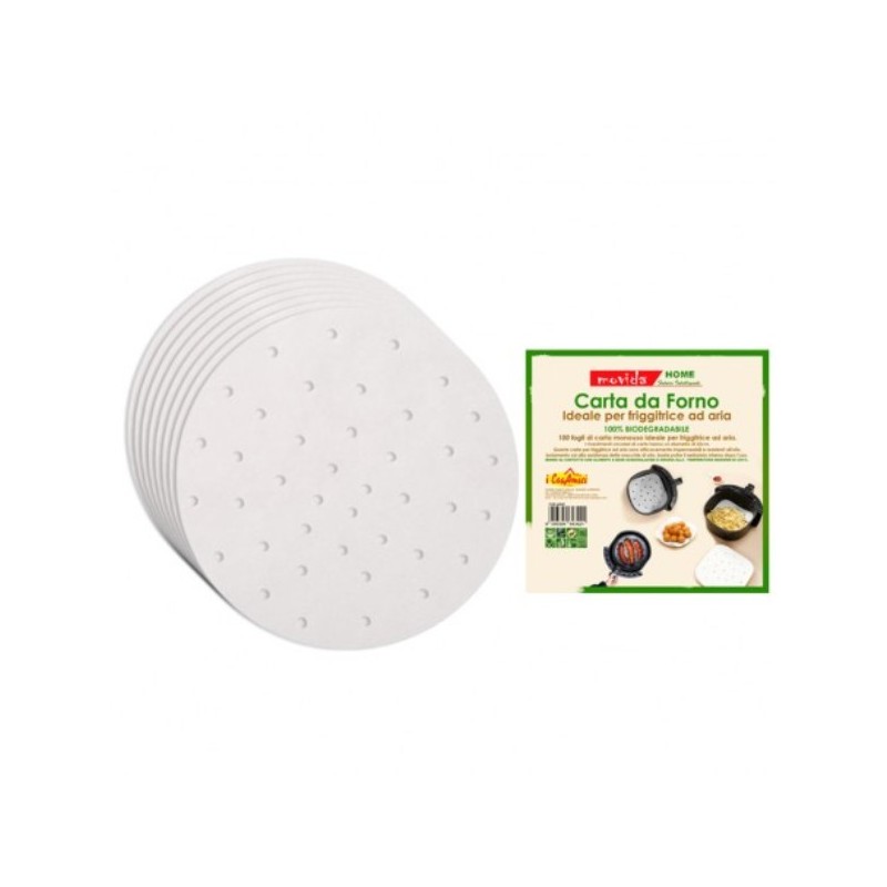 C/100 CONT.CARTA FORNO TONDA CM.22