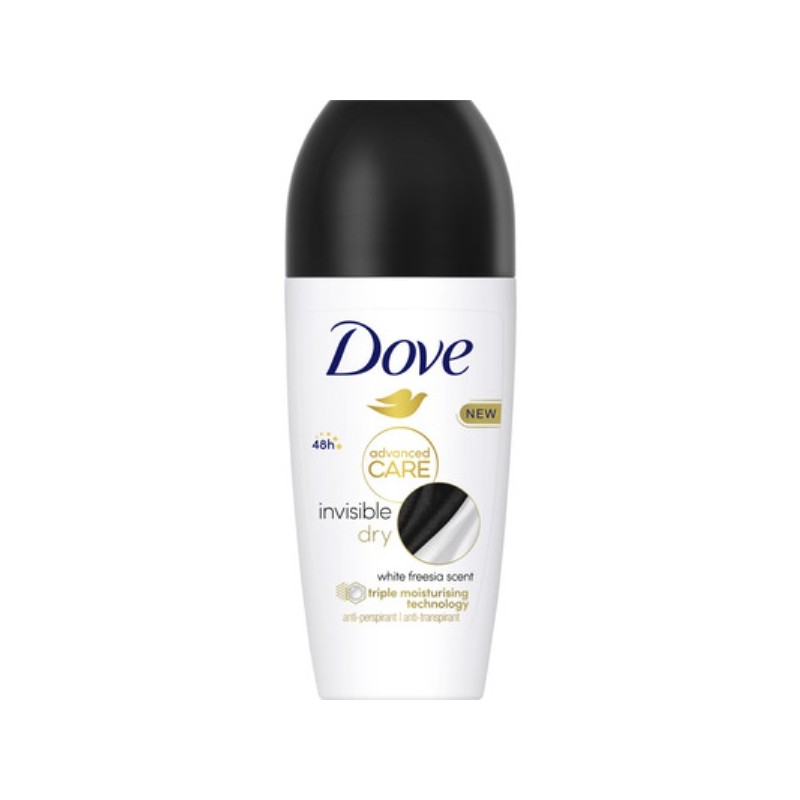 DOVE DEO ROLL INVISIBLE DRY ML.50