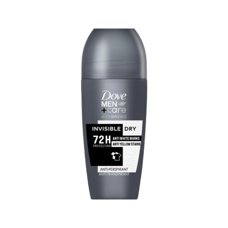 DOVE DEO ROLL MEN INVISIBLE DRY ML.50