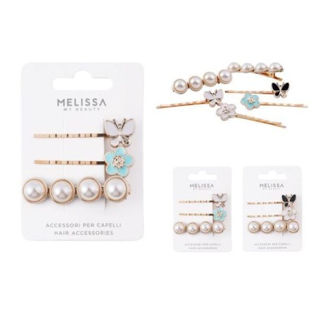 MELISSA CLIP CAPELLI 6CM 3PZ