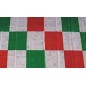 BANDIERA SCACCHI TRICOLORE C/ASTA