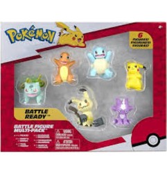 POKEMON BATTLE FIGURE 6 PACK FEATURES PK