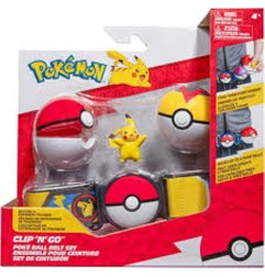 POKEMON CLIP N GO POKE BALL BELT SET 952