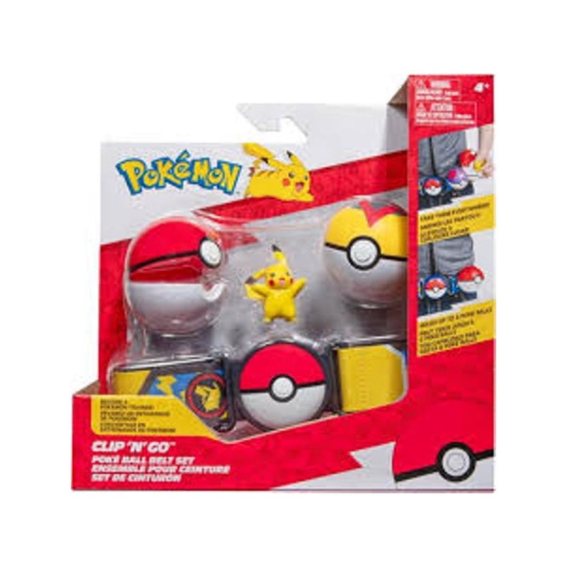 POKEMON CLIP N GO POKE BALL BELT SET 952