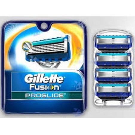 GILLETTE FUSION PROGLIDE RICAMBI X4