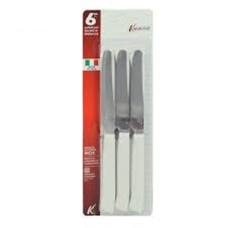 COLTELLI SET6 TAVOLA BIANCO CM.11