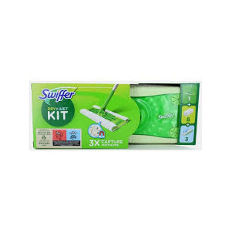 SWIFFER STARTER KIT 8 PANNI