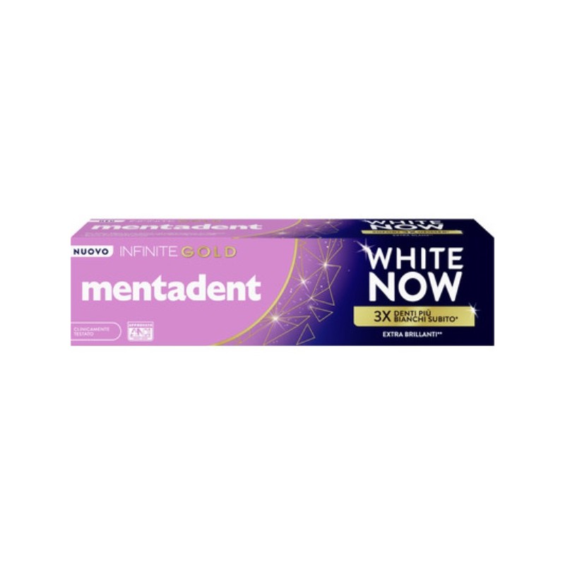 MENTADENT DENT.WHITE NOW GOLD ML.75