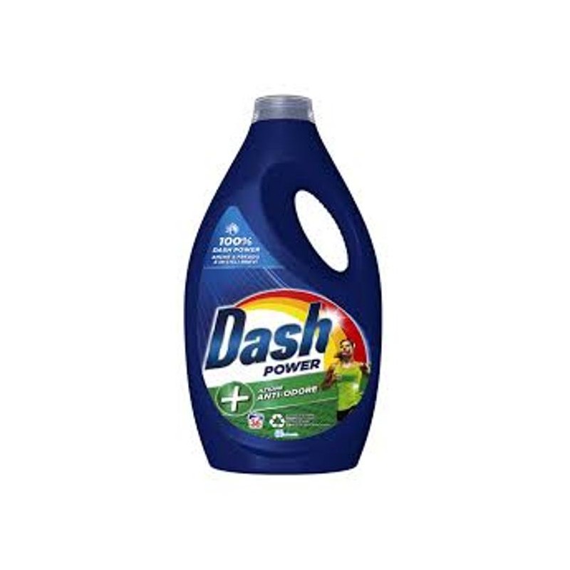 DASH LIQUIDO POWER ANTIODORE 36 LAV.