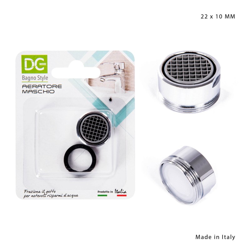 AERATORE DC CASA MASCHIO OTTONE CROMATO