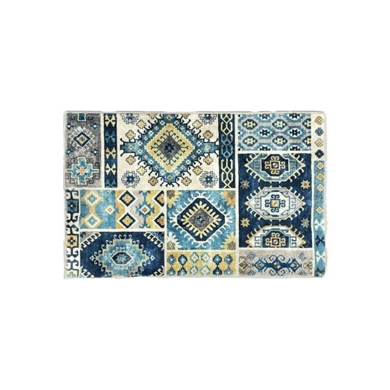 TAPPETO BLUE SQUARES 50*80CM