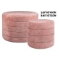 S/2 POUF BILBAO CINIGLIA ROSA ANTICO