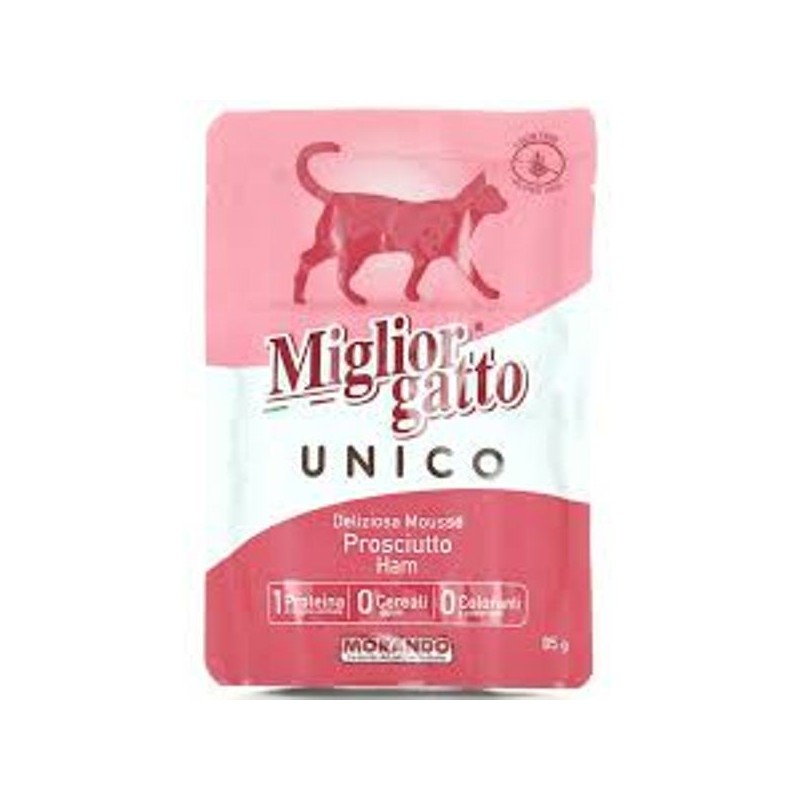 MIGLIORGATTO UNICO 85GR PROSCIUTTO