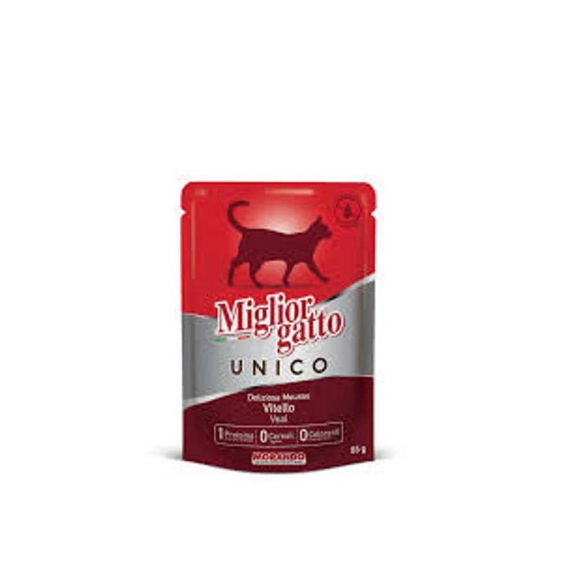 MIGLIORGATTO UNICO 85GR VITELLO