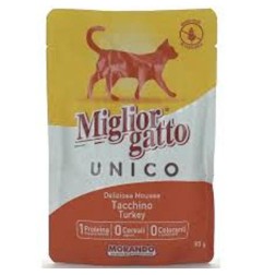 MIGLIORGATTO UNICO 85GR TACCHINO