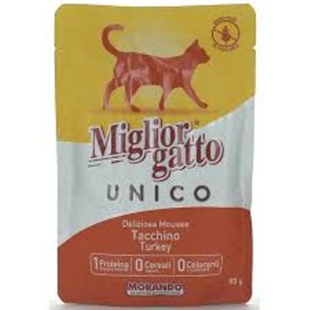 MIGLIORGATTO UNICO 85GR TACCHINO