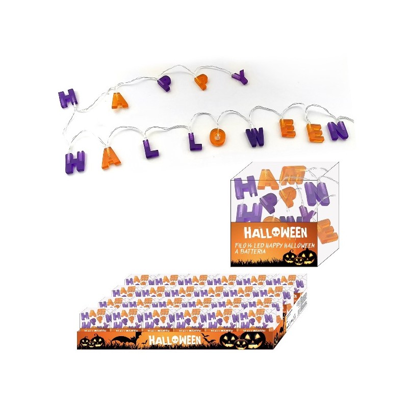 FILO 14LED HAPPY HALLOWEEN A BATTER