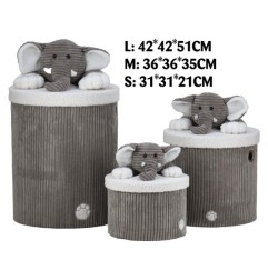 CESTO SOFT ELEPHANT GREY MEDIO