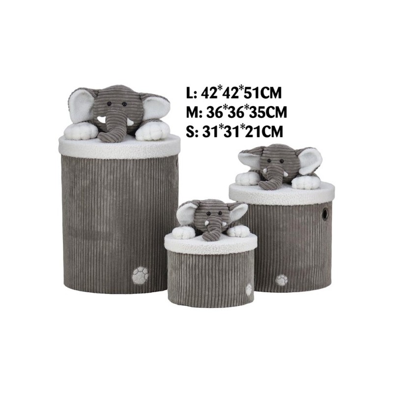 CESTO SOFT ELEPHANT GREY MIS.S