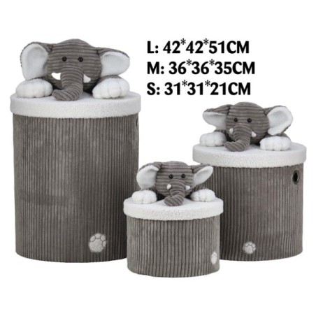 CESTO SOFT ELEPHANT GREY MIS.S