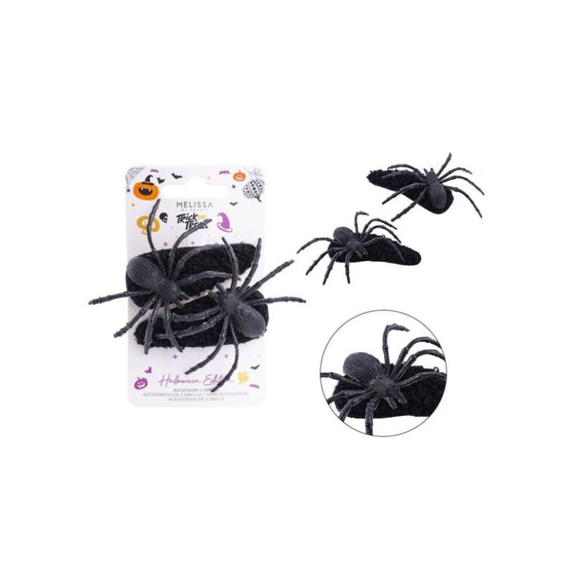 MELISSA CLIP CAPELLI HALLOWEEN 7X7CM 2PZ