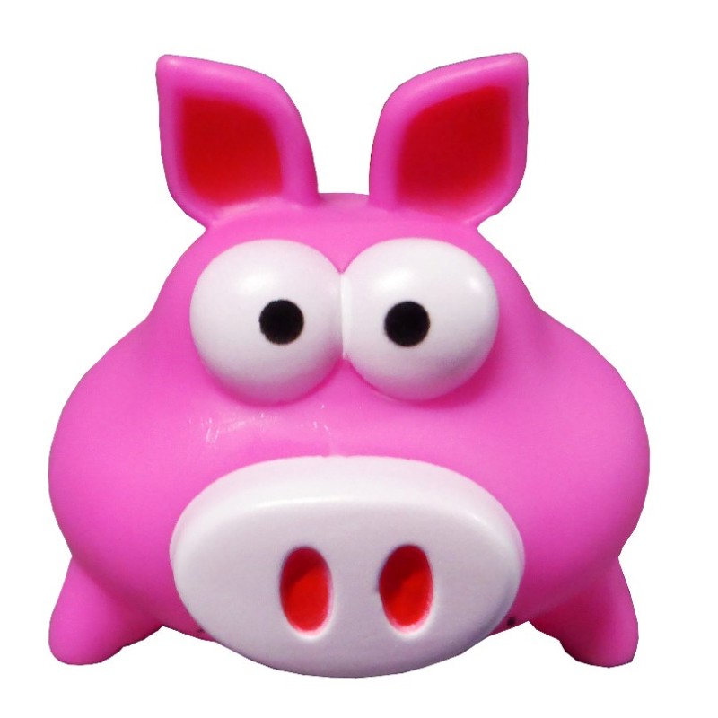 GIOCATTO PIG GOMMA 10 CM