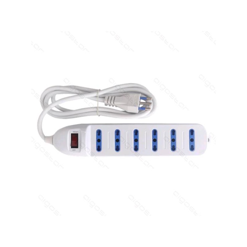 6 WAY SOCKET OUTLET 3G1 0m 1 5M WITHOUT