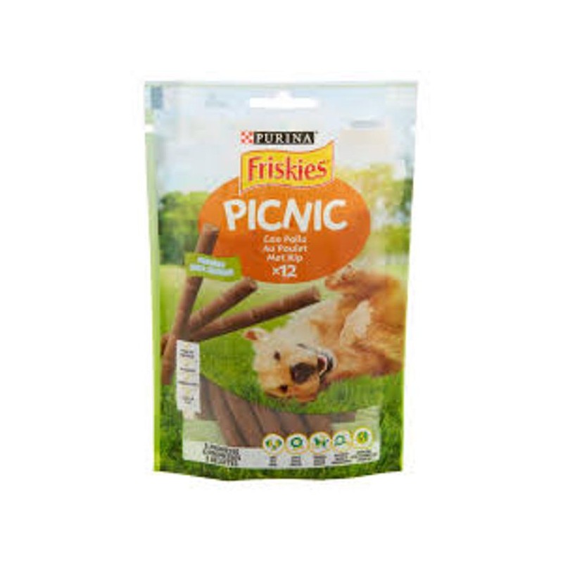 FRISK.DOG PICNIC 12 STICK POLLO