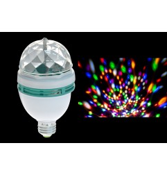 PROIET.LAMP.LED RGB E27 0,75W 7,8X14,2CM