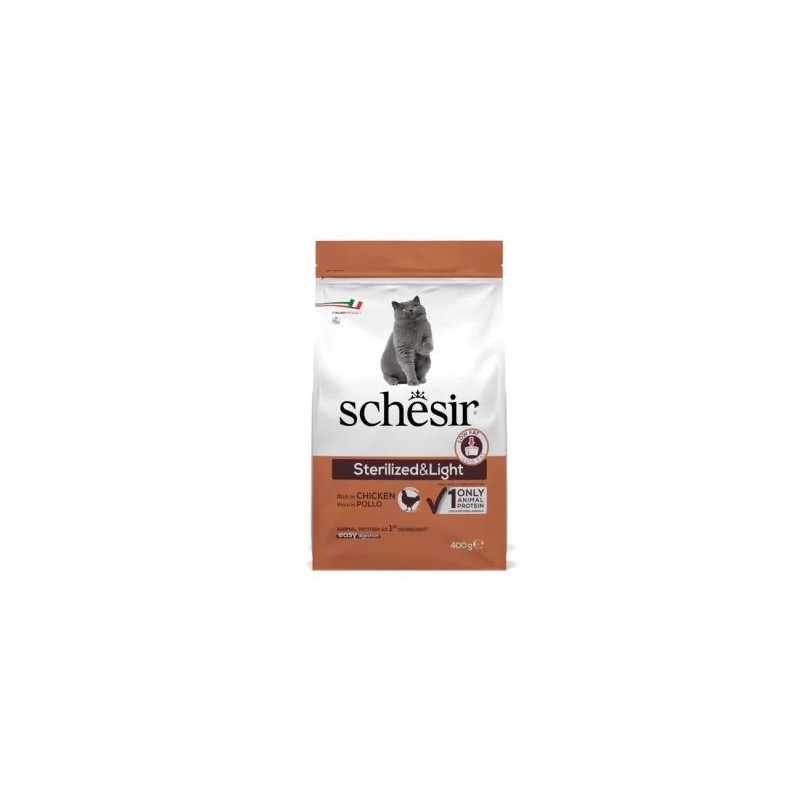 SCHESIR DRY STERILIZED POLLO 400G