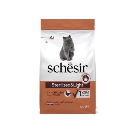 SCHESIR DRY STERILIZED POLLO 400G