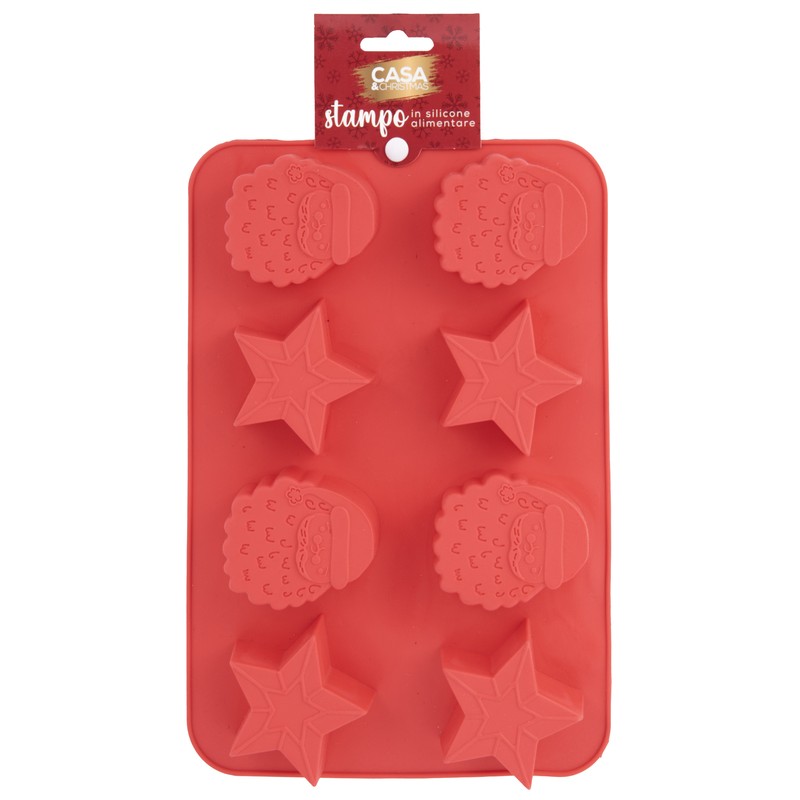 STAMPO DOLCI NATALIZIO SILICONE CM