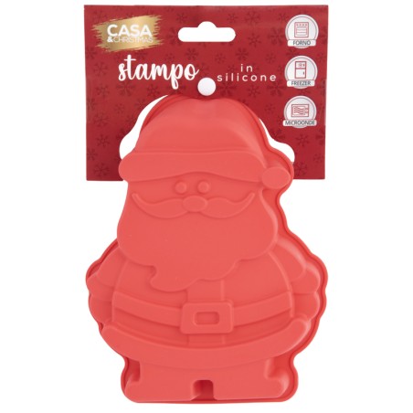 STAMPO TORTA SILICONE DECORO NATAL