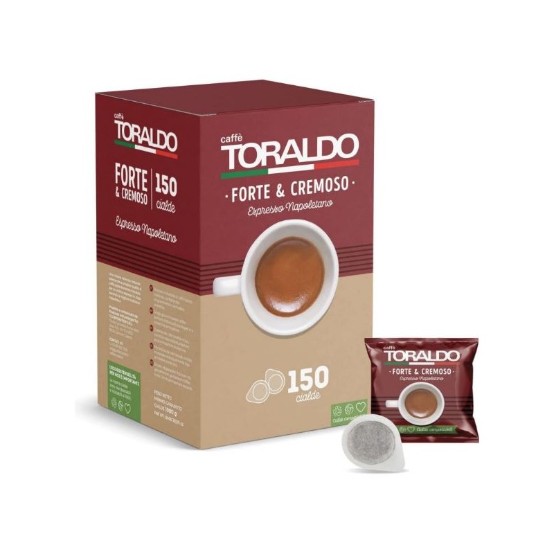 TORALDO FORTE E CREMOSO CIALDA 150PZ